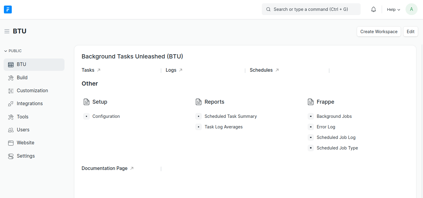 image Title BTU Workspace
